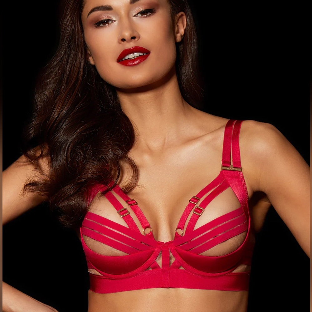 Linda C Raspberry Bra